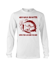 Jesus Surf On Wine Long Sleeve Tee tile