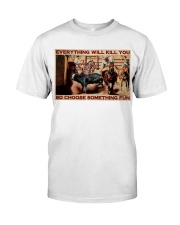 Bull Charreria Choose Something Fun Classic T-Shirt tile