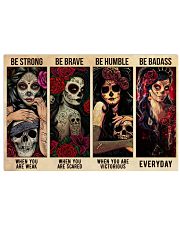 Sugar Skull Be Strong 36x24 Poster front
