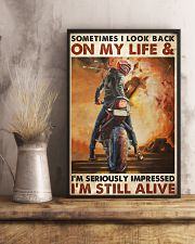 Boy Wanted To Become A Biker 24x36 Poster lifestyle-poster-3