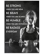 Fitness Girl Be Badass Everyday 24x36 Poster front