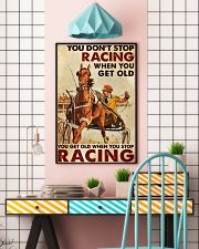 Harness You Dont Stop Racing 24x36 Poster lifestyle-poster-6