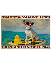Jack Russel Surf Know Things 36x24 Poster front