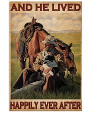 Cowboy Live Happily 24x36 Poster front