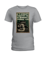 Gym Girl What Challenge You Change You Ladies T-Shirt tile