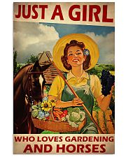 Girl Loves Gardening And Horse Live Happily 2 24x36 Poster front