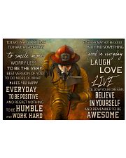 Firefighter Today Is A Good Day 36x24 Poster front