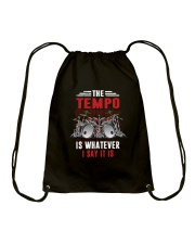 Drums Tempo Drawstring Bag tile