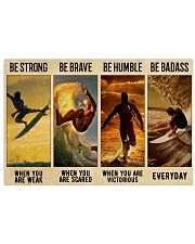 Surfing Be Strong 36x24 Poster front