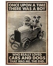 Little Boy Loves Cars And Dogs 24x36 Poster front