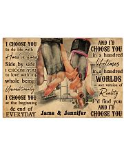 Gym Couple I Choose You 36x24 Poster front