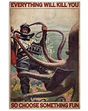 Scuba Diving Octopus 24x36 Poster front