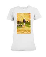 Woman Golf Course Is Calling Premium Fit Ladies Tee tile