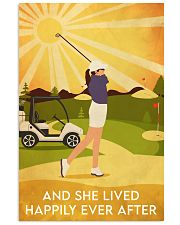 Woman Golf Course Is Calling 24x36 Poster front