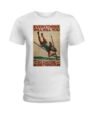 Pole Vaulting Choose Something Fun Ladies T-Shirt tile