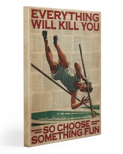Pole Vaulting Choose Something Fun Gallery Wrapped Canvas Prints tile