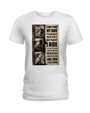 MTB I Ride Ladies T-Shirt tile