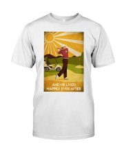 Golf And He Lived Happily Ever After Premium Fit Mens Tee tile