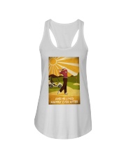 Golf And He Lived Happily Ever After Ladies Flowy Tank tile