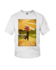 Golf And He Lived Happily Ever After Youth T-Shirt tile