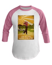 Golf And He Lived Happily Ever After Baseball Tee tile