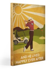 Golf And He Lived Happily Ever After Gallery Wrapped Canvas Prints tile