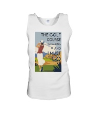 Girl The Golf Course Is Calling Unisex Tank tile