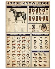 Horse Knowledge 16x24 Poster front