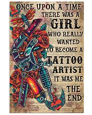 OUAT Girl Become Tattoo Artist Vertical Poster tile