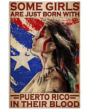 Taino Girl Born With Puerto Rico 24x36 Poster front