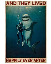Diver And Shark Happily Ever After 24x36 Poster front