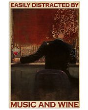 Man Distracted By Music And Wine Vertical Poster tile