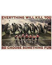 Rugby Rhino Choose Something Fun 36x24 Poster front