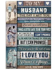 Beach To My Husband 24x36 Poster front