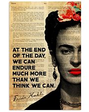 FK At The End Of The Day 24x36 Poster front