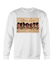 Girls with afro poster - Feminist gifts - Dprintes Crewneck Sweatshirt tile