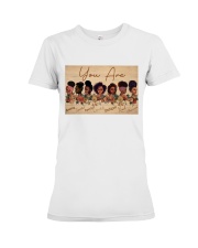 Girls with afro poster - Feminist gifts - Dprintes Premium Fit Ladies Tee tile