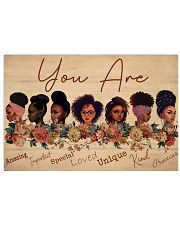 Girls with afro poster - Feminist gifts - Dprintes 36x24 Poster front
