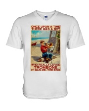 OUAT Trombone V-Neck T-Shirt tile