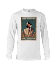 A Girl With Vinyl And Wine Long Sleeve Tee tile