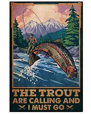 Fishing The Trout Are Calling 24x36 Poster front