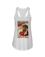 Dog Fly And Know Things Ladies Flowy Tank tile