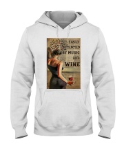 Music And Wine Book Page Hooded Sweatshirt tile