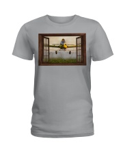 Crop Duster Window Ladies T-Shirt tile