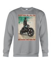 Motorcycle Choose Something Fun Crewneck Sweatshirt tile
