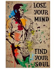 Saxophone Man Lose Your Mind Find Your Soul 24x36 Poster front