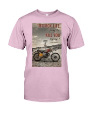 SM On Any Sunday Motorcycle Attack Life Classic T-Shirt tile