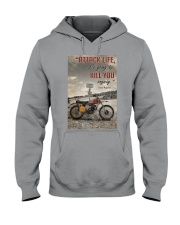 SM On Any Sunday Motorcycle Attack Life Hooded Sweatshirt tile