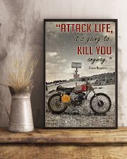 SM On Any Sunday Motorcycle Attack Life 24x36 Poster lifestyle-poster-3