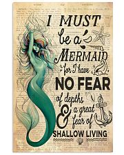 Mermaid No Fear 24x36 Poster front